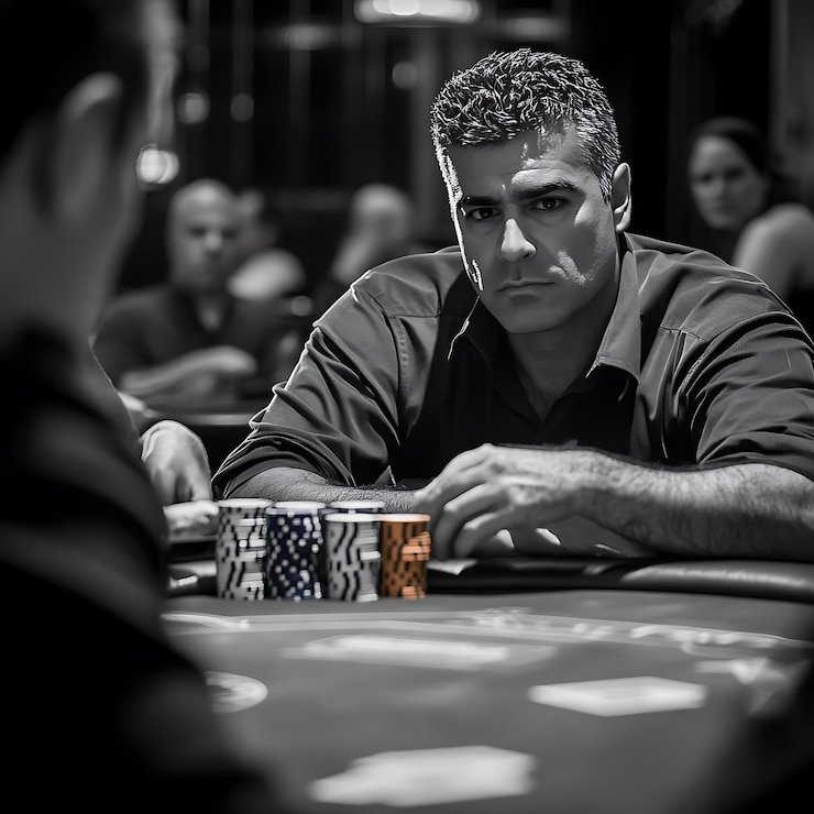 Live dealer at blackjack table in anakpion login studio